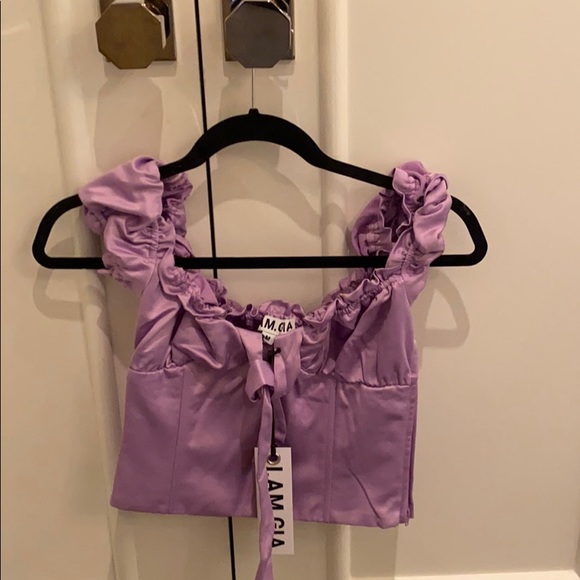 NWT I.AM.GIA Purple Cami - Picture 2 of 3